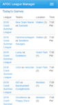 Mobile Screenshot of leagues.afdc.com